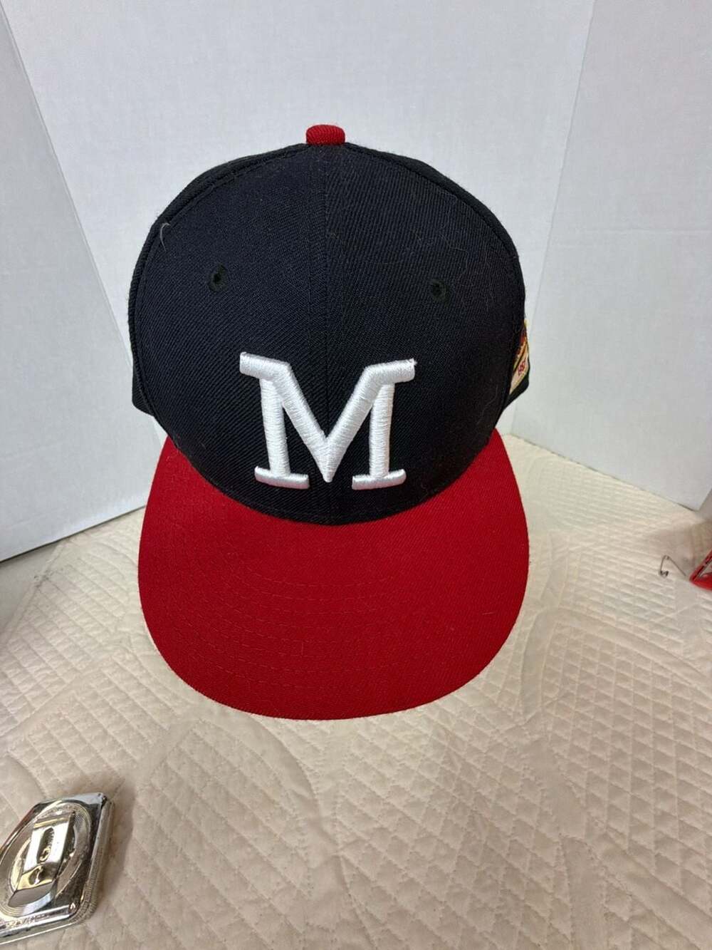 New Era Milwaukee Braves 1957 World Series 59FIFTY Size 7 5/8 Fitted Hat